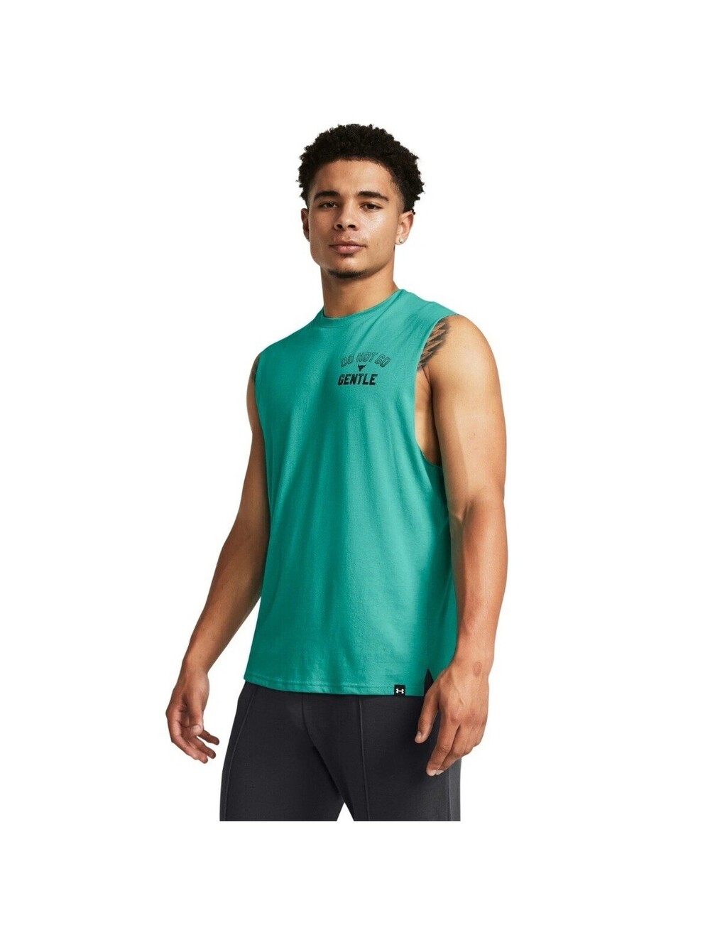 Under Armour Project Rock Men's Sz M Show Me Sleeveless Sweat Tank Top New